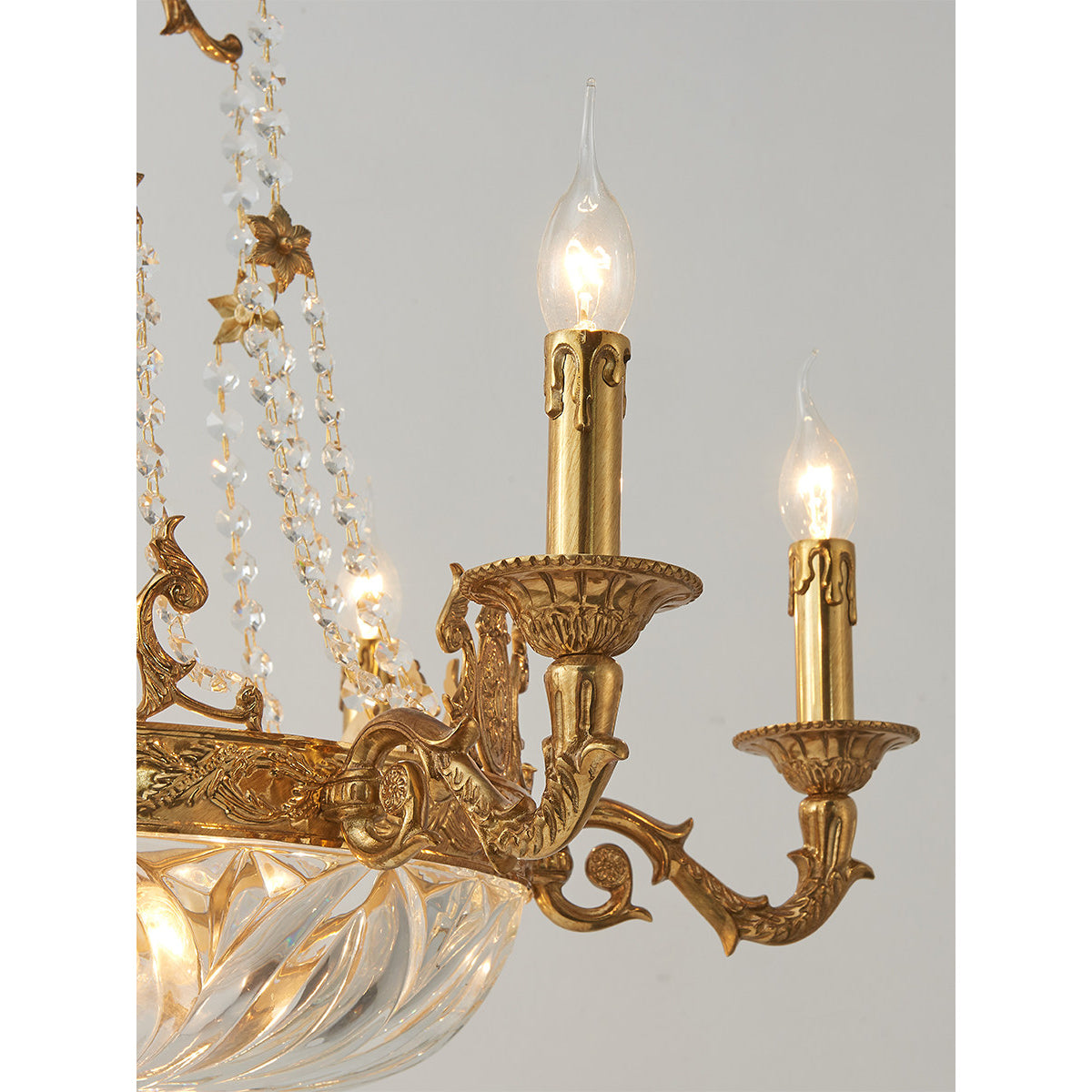 Emuma Brass Chandelier