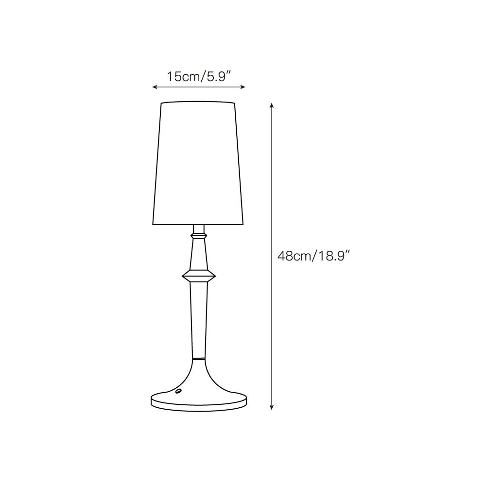 Karma Elvior Iron Table Lamp (Built-in Battery)
