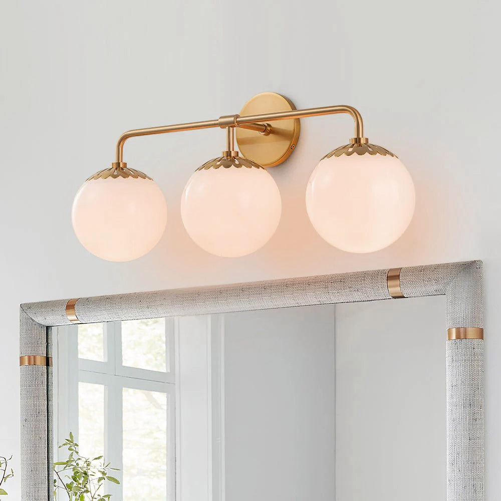 Coralie Globe Glass Wall Lamp