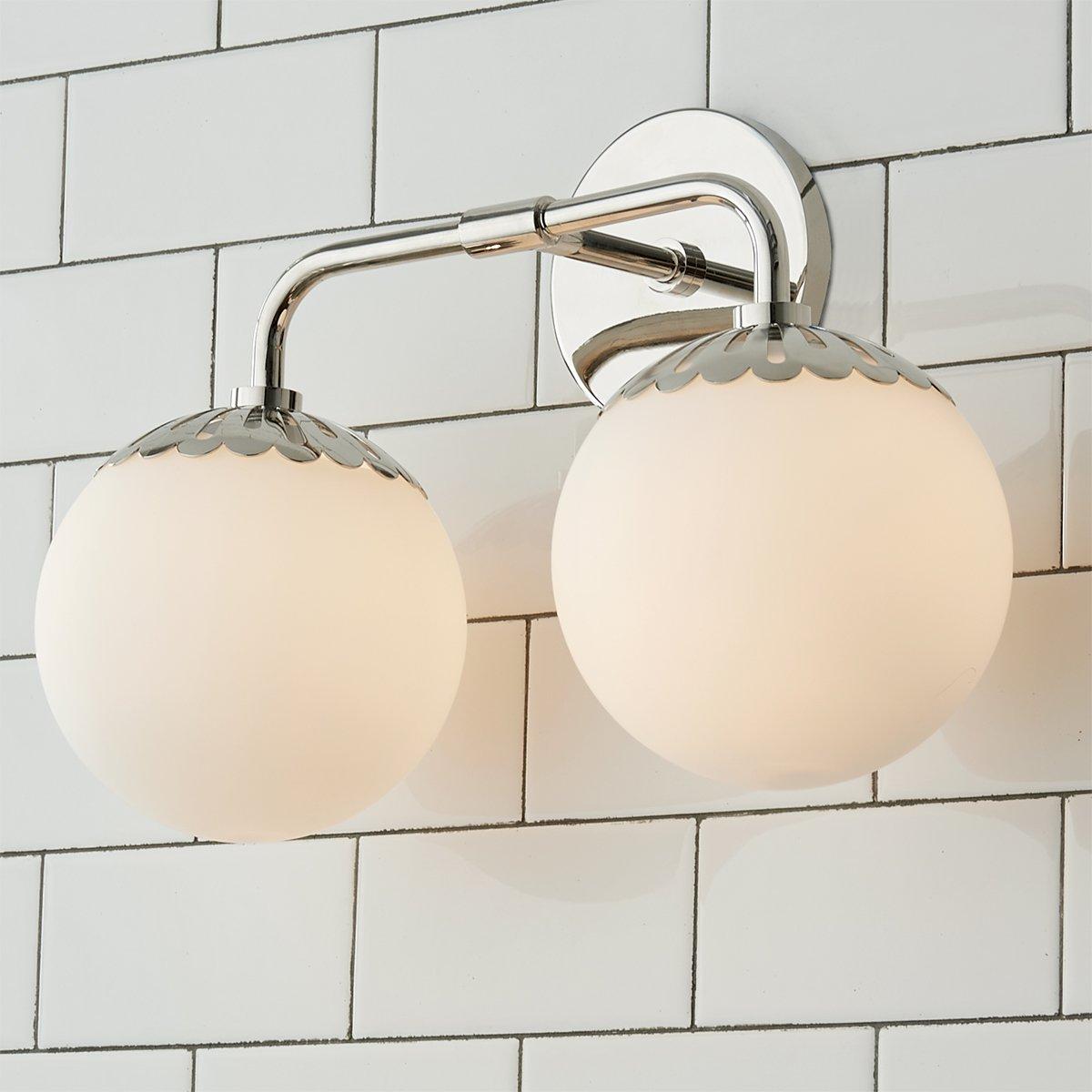 Coralie Globe Glass Wall Lamp