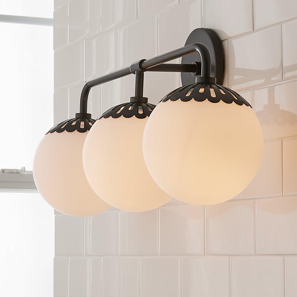 Coralie Globe Glass Wall Lamp