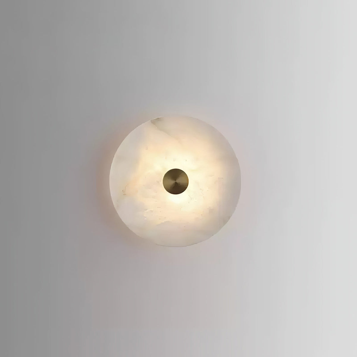 Selina Minimalist Alabaster Ceiling Light