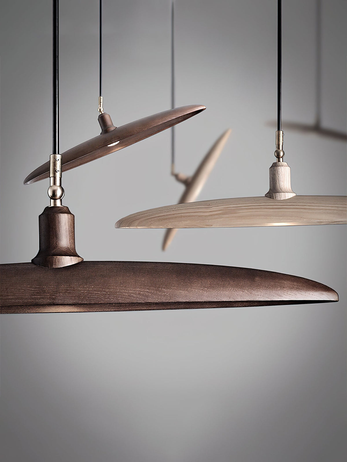 Zelirira Blade Wood Pendant Light