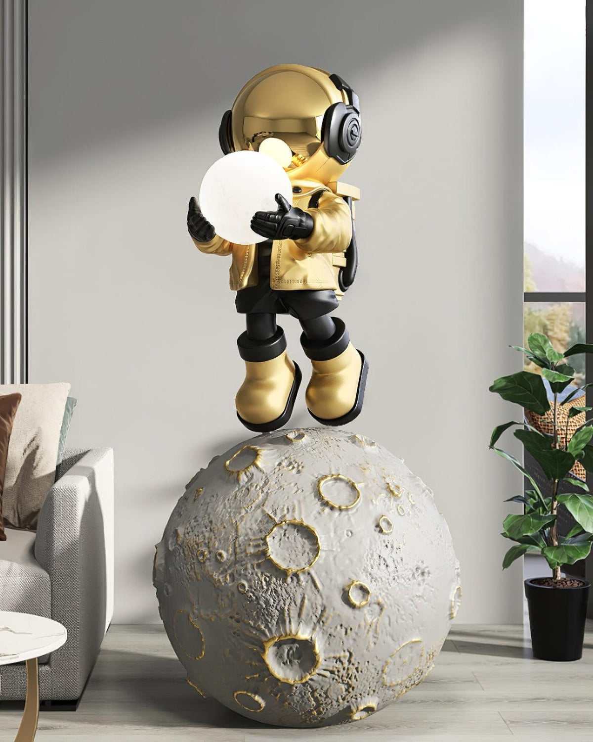 Lucelora Modern Resin Floor Lamp