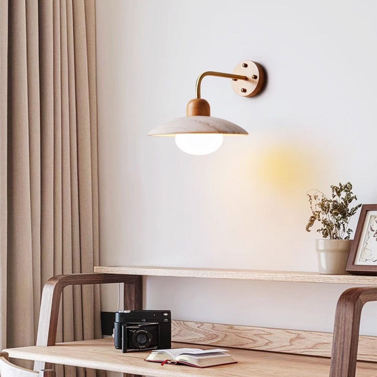Wadia Dome Arm Indoor Wall Light