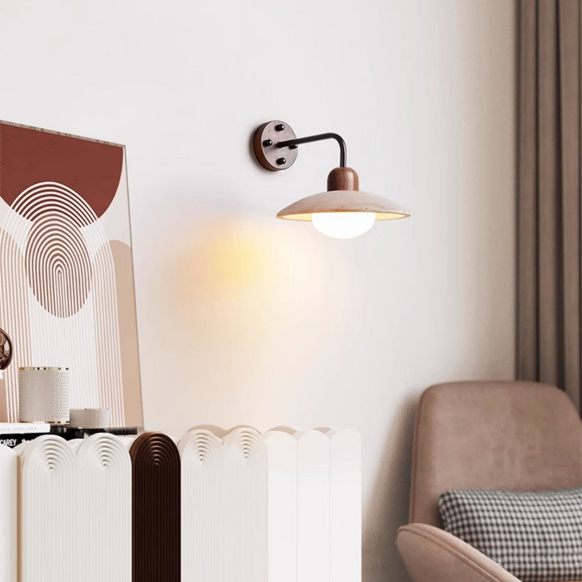 Wadia Dome Arm Indoor Wall Light