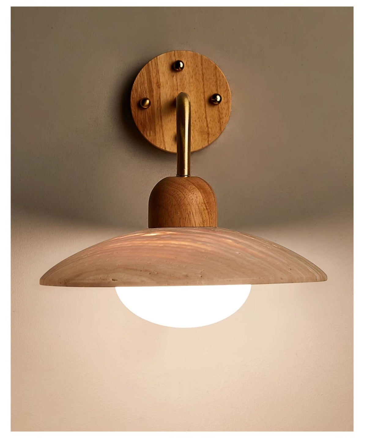 Wadia Dome Arm Indoor Wall Light