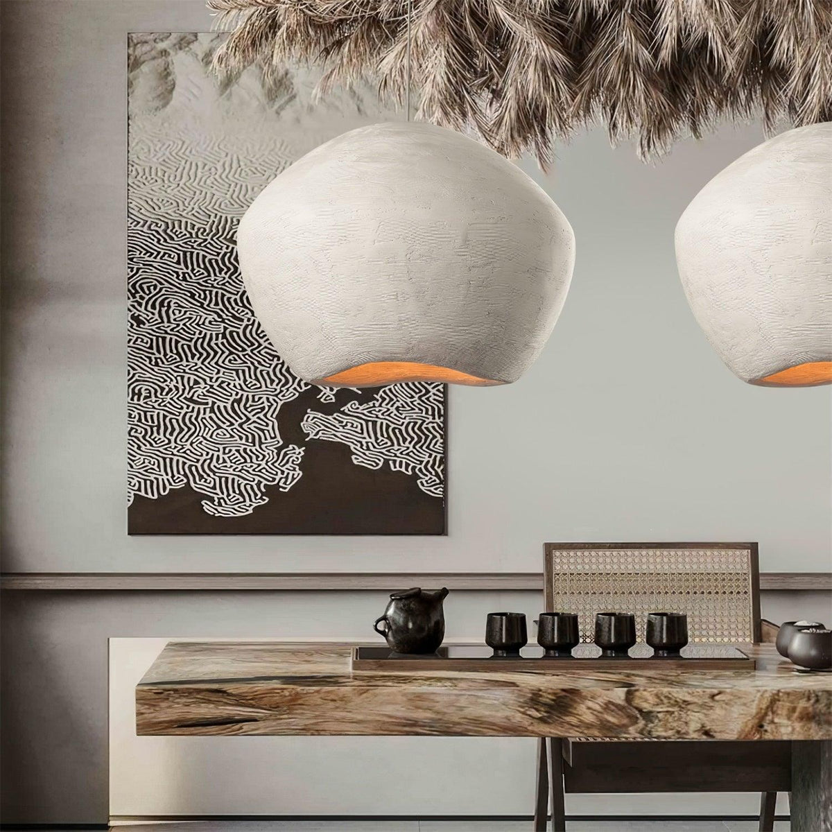 Aursore Modern Minimalist  Nordic Dome Composite Pendant Lamp
