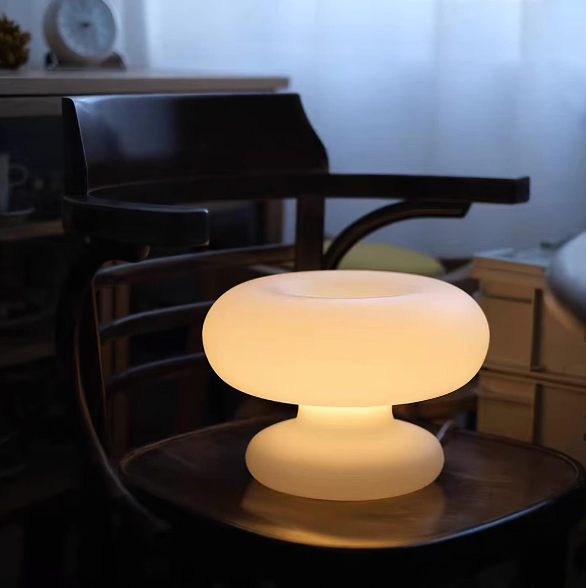Liorirette Glass Contemporary Table Lamp