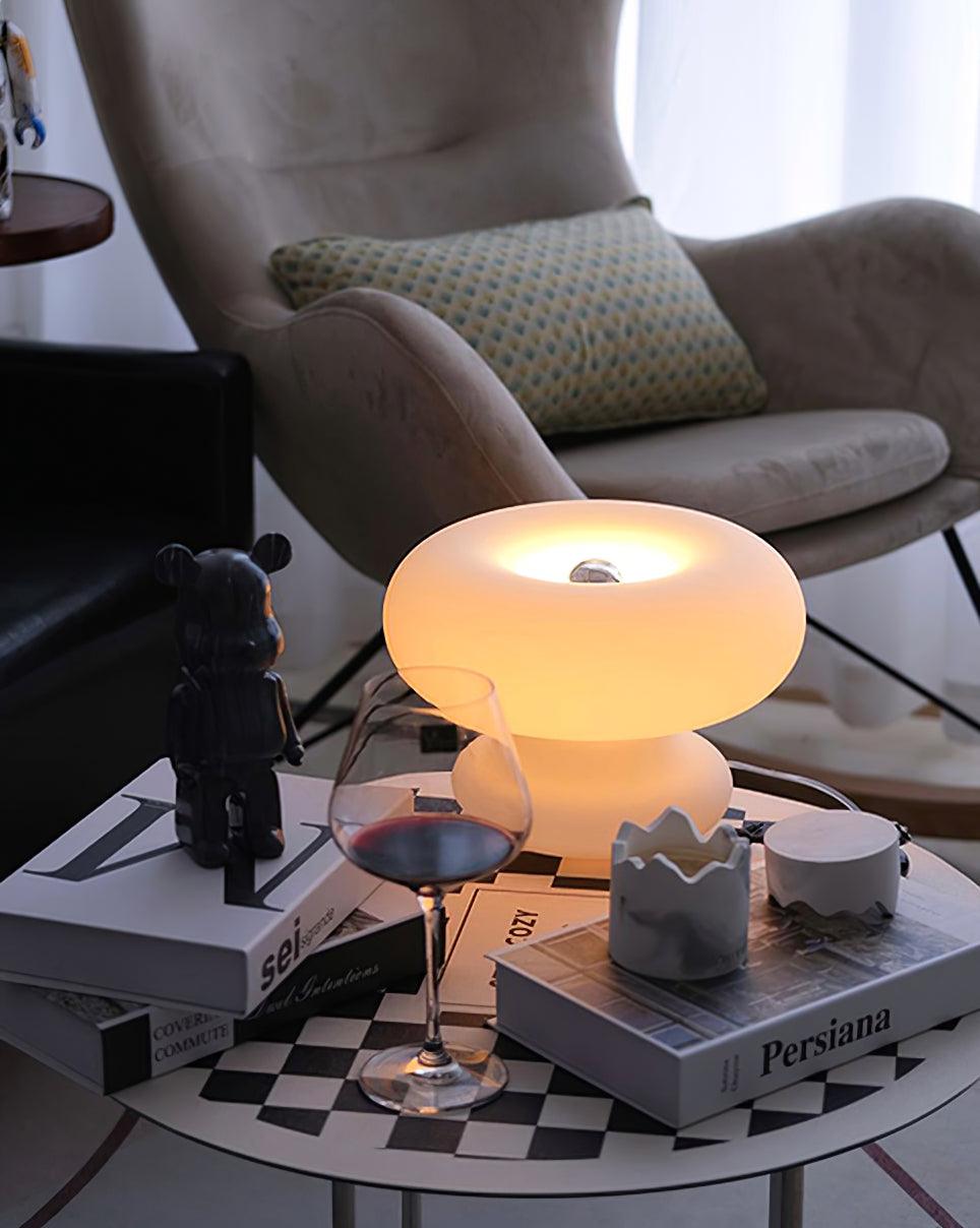 Liorirette Glass Contemporary Table Lamp