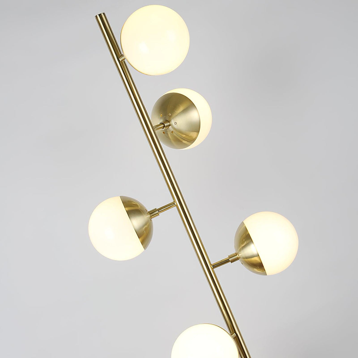 Myliryre Mid Century Brass Floor Lamp