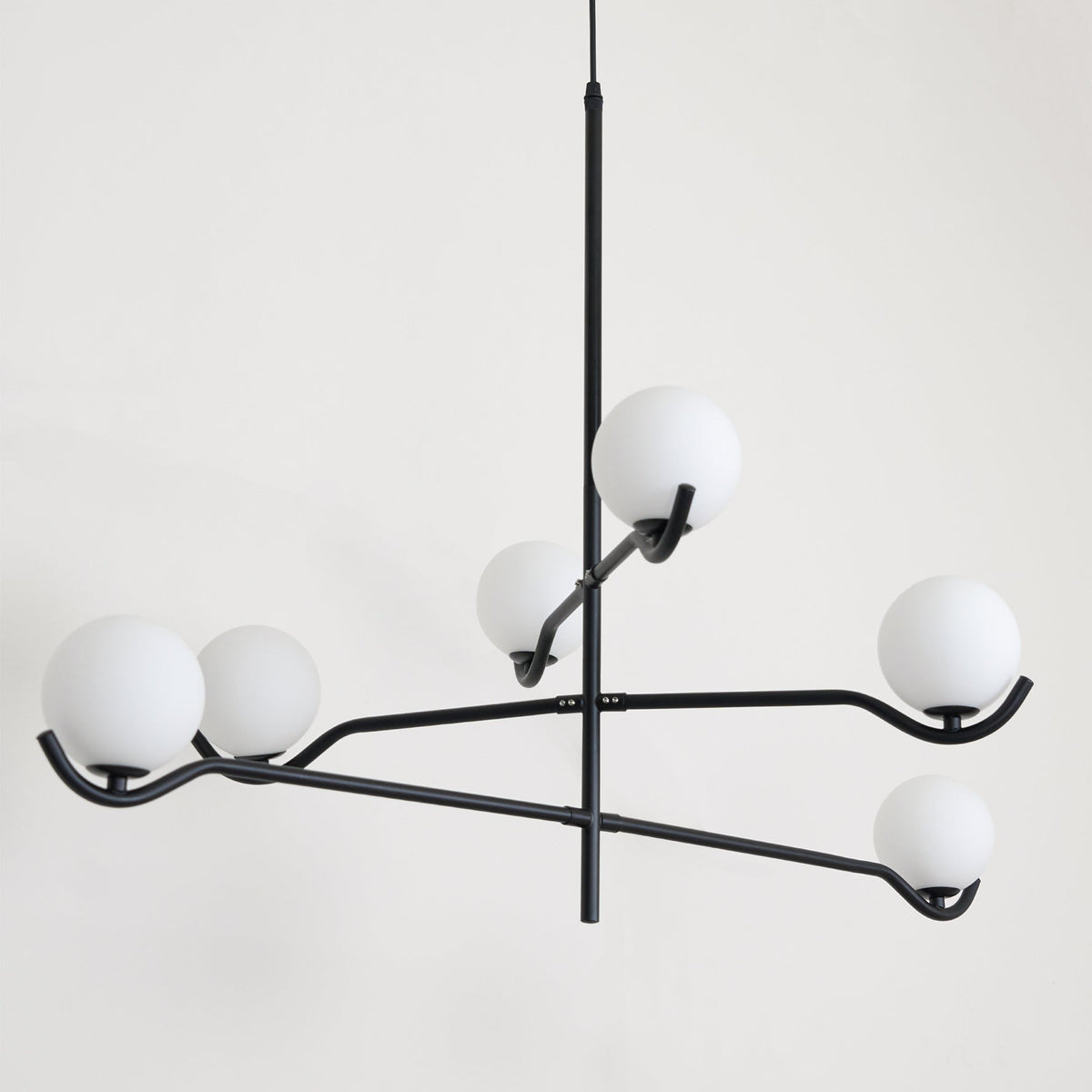 Kominex Pendant Lamp Frame Black Glass
