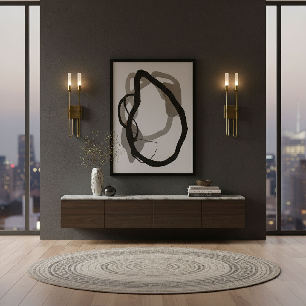 Pipia Double Arrow Indoor Wall Light