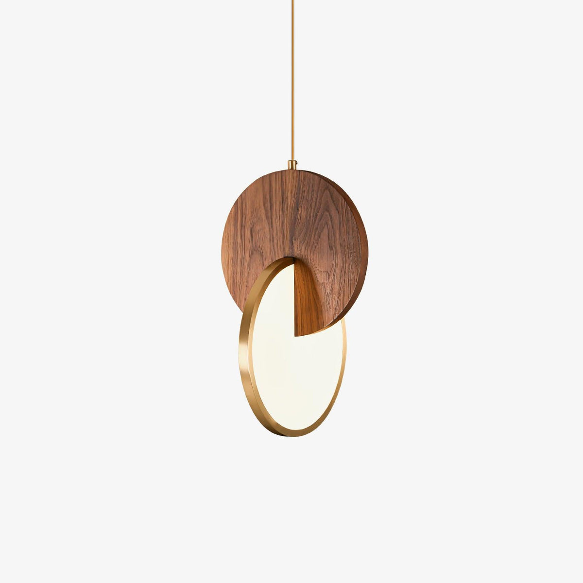 Lysola Wood Ring Pendant Light