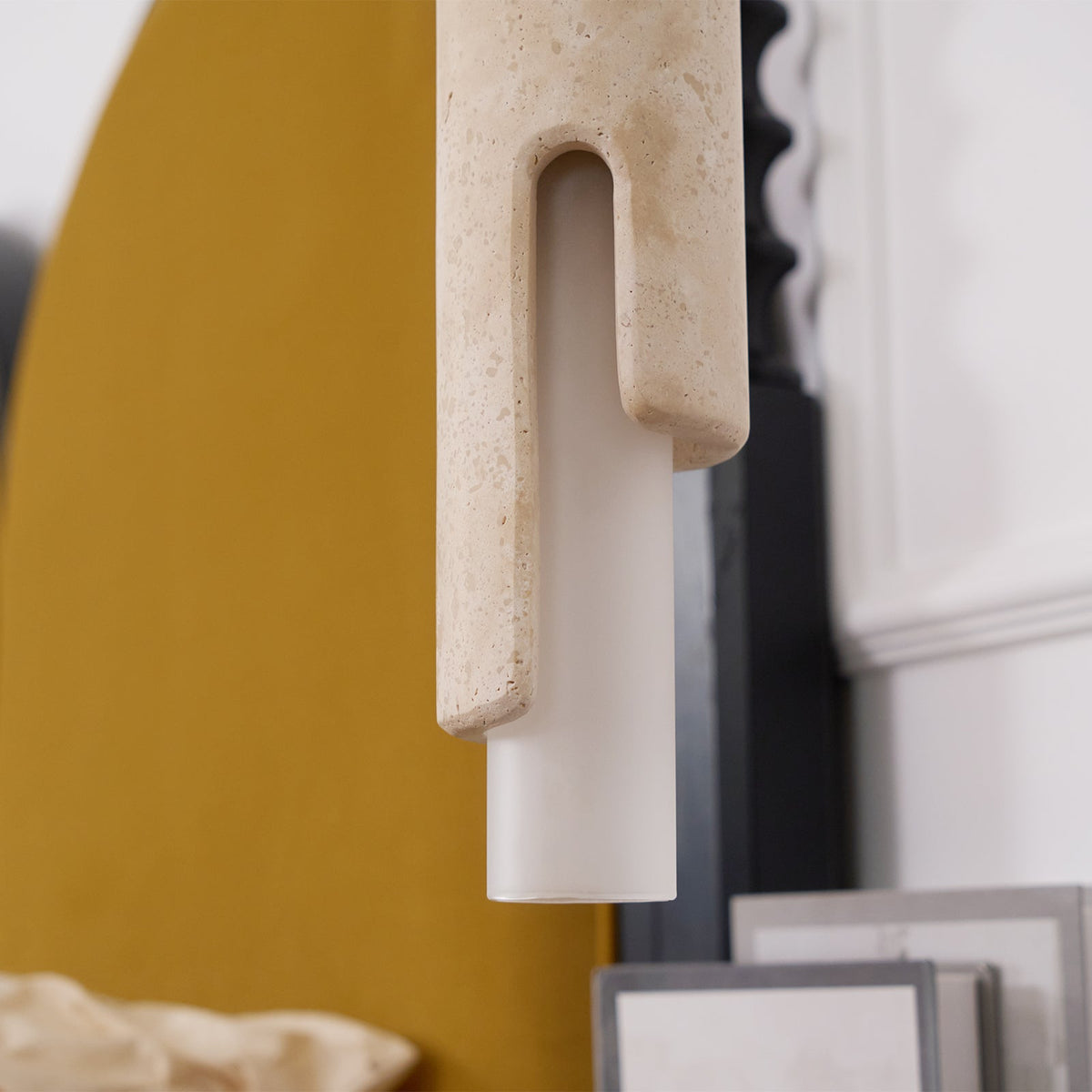 Elix Modern Minimalist Marble Glass Pendant Lamp