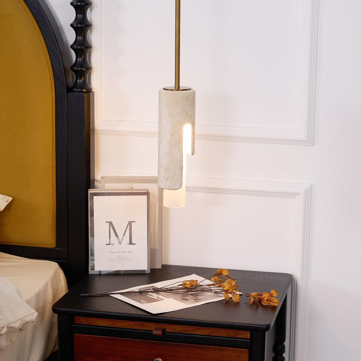 Elix Modern Minimalist Marble Glass Pendant Lamp