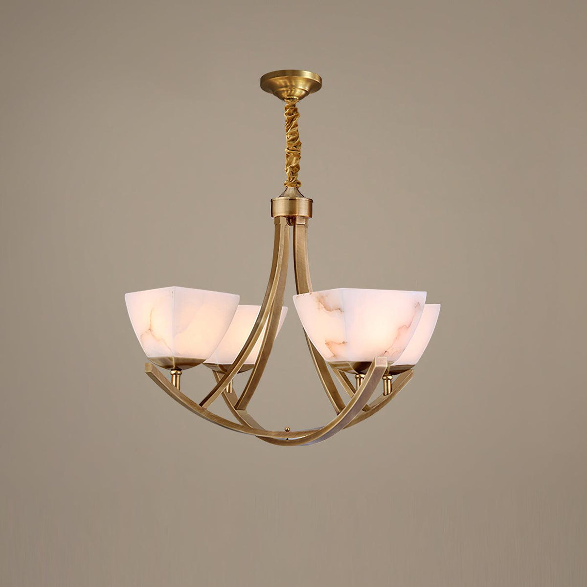 Crown Classic Brass Chandelier