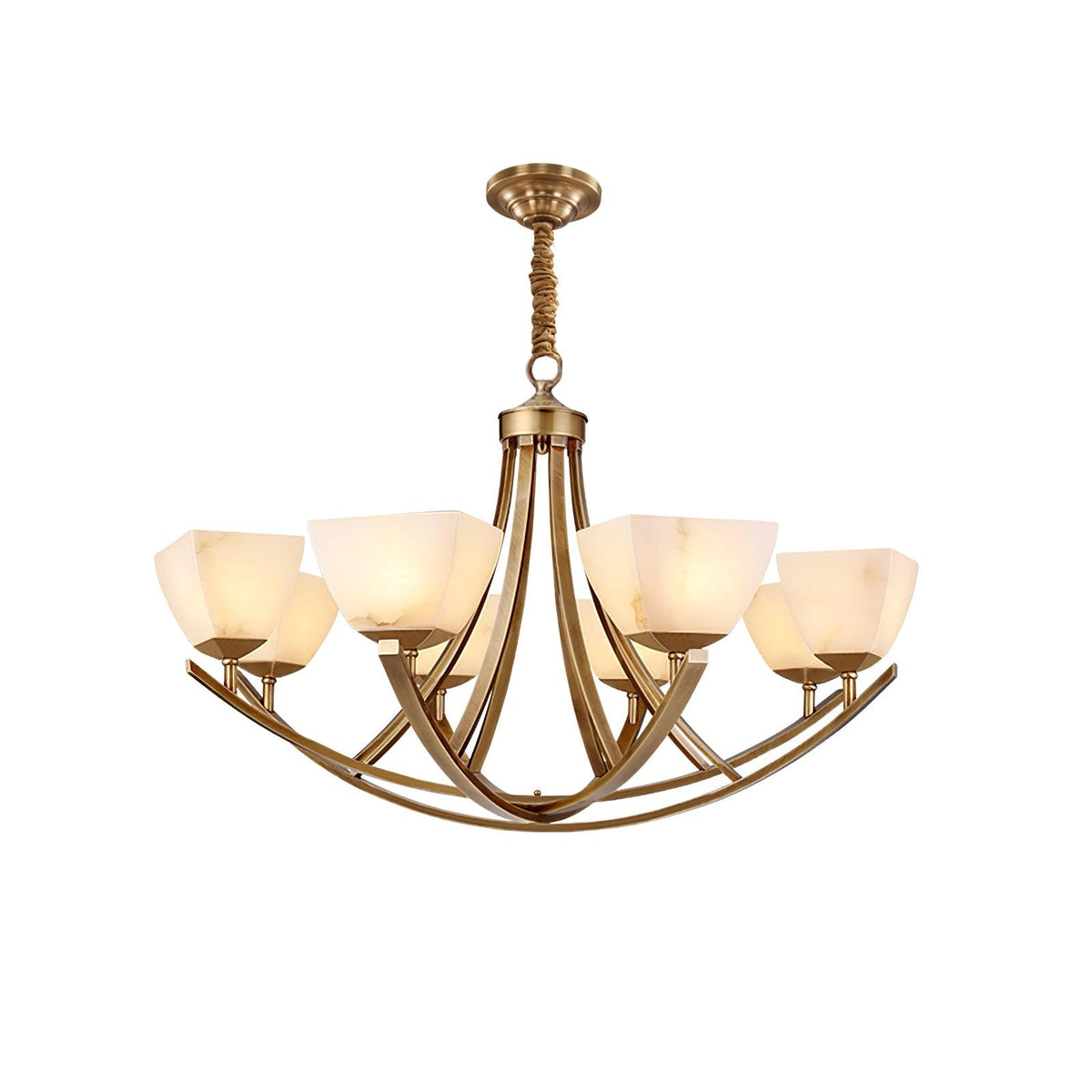 Crown Classic Brass Chandelier