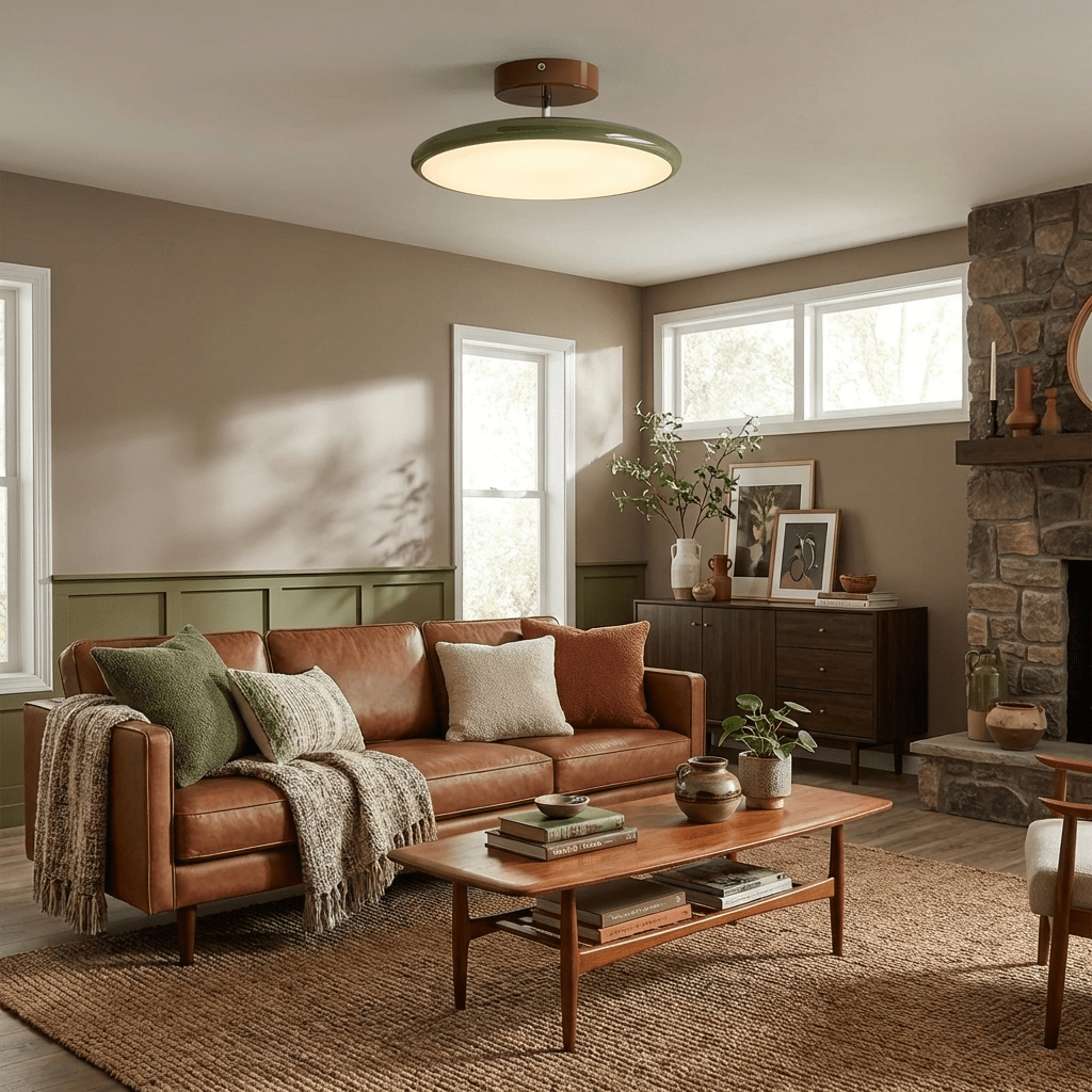Yanik Adjustable Flush Mount Ceiling Light