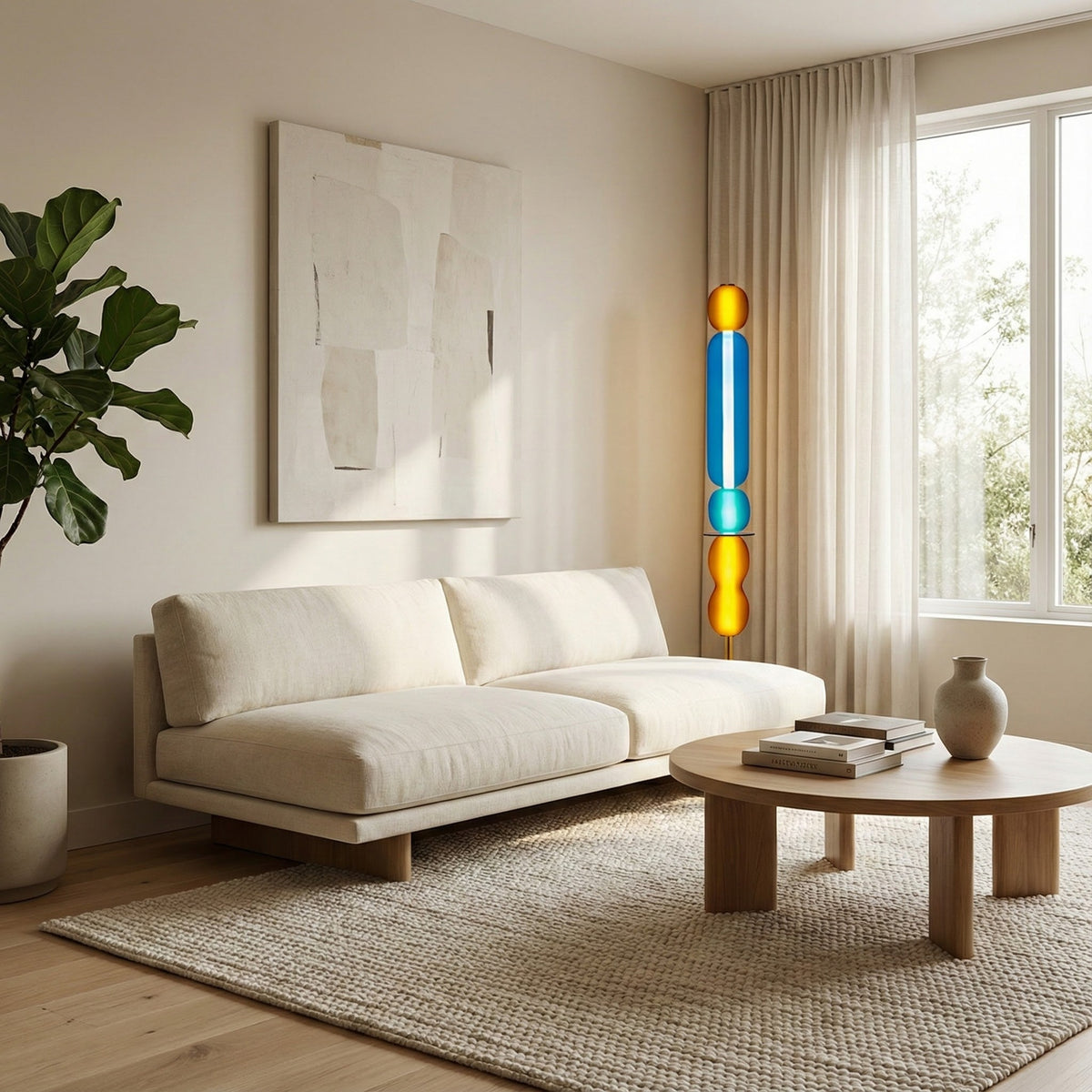 Loxley Color Glass Floor Lamp