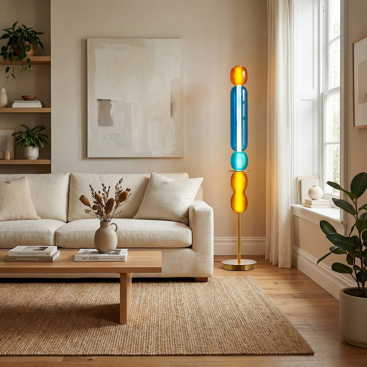 Loxley Color Glass Floor Lamp