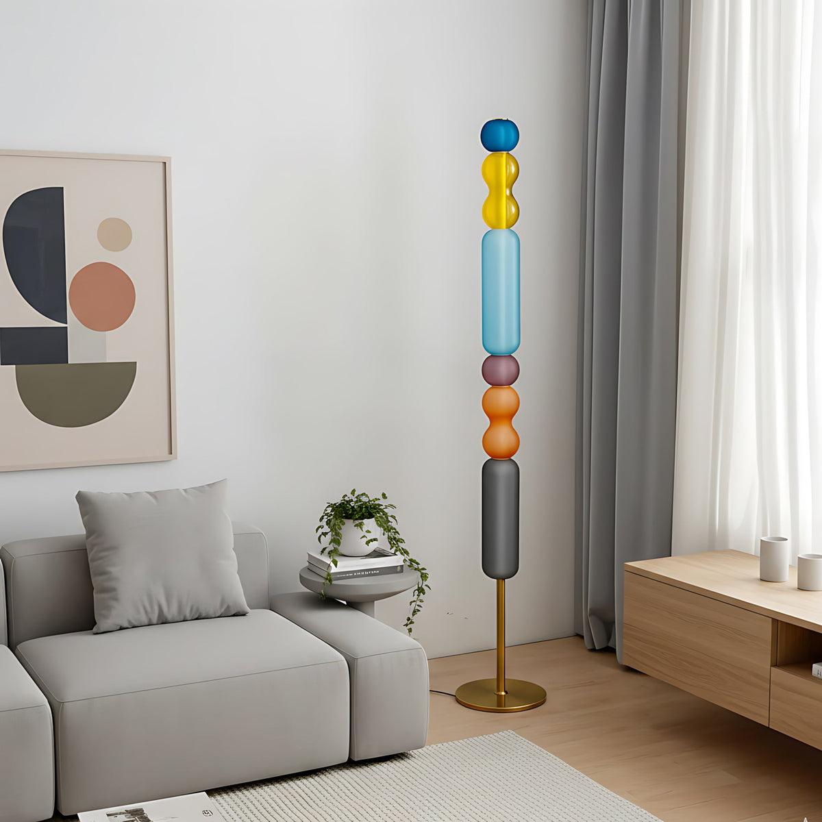 Loxley Color Glass Floor Lamp