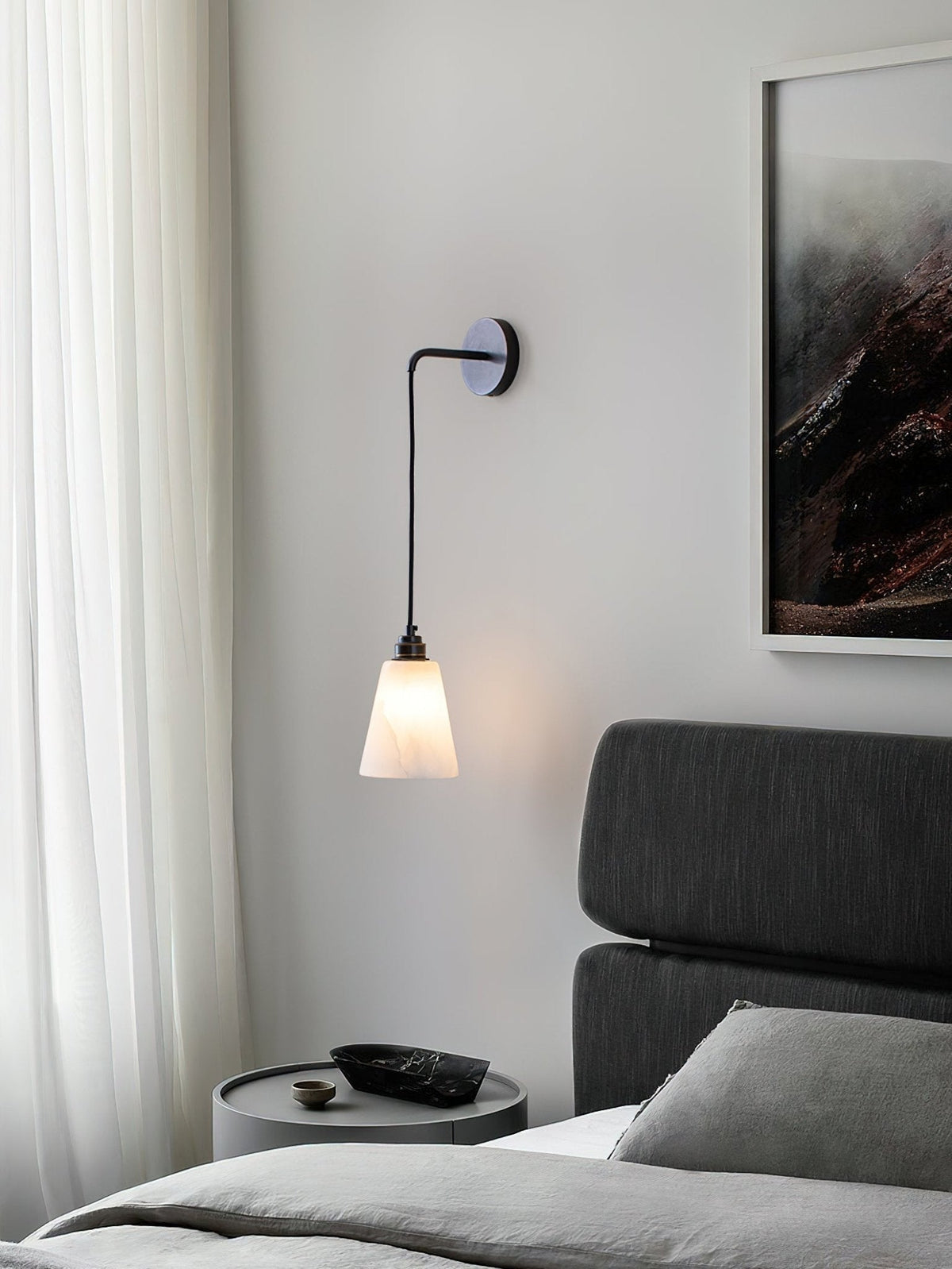Yarlan Alabaster Wall Pendant Light