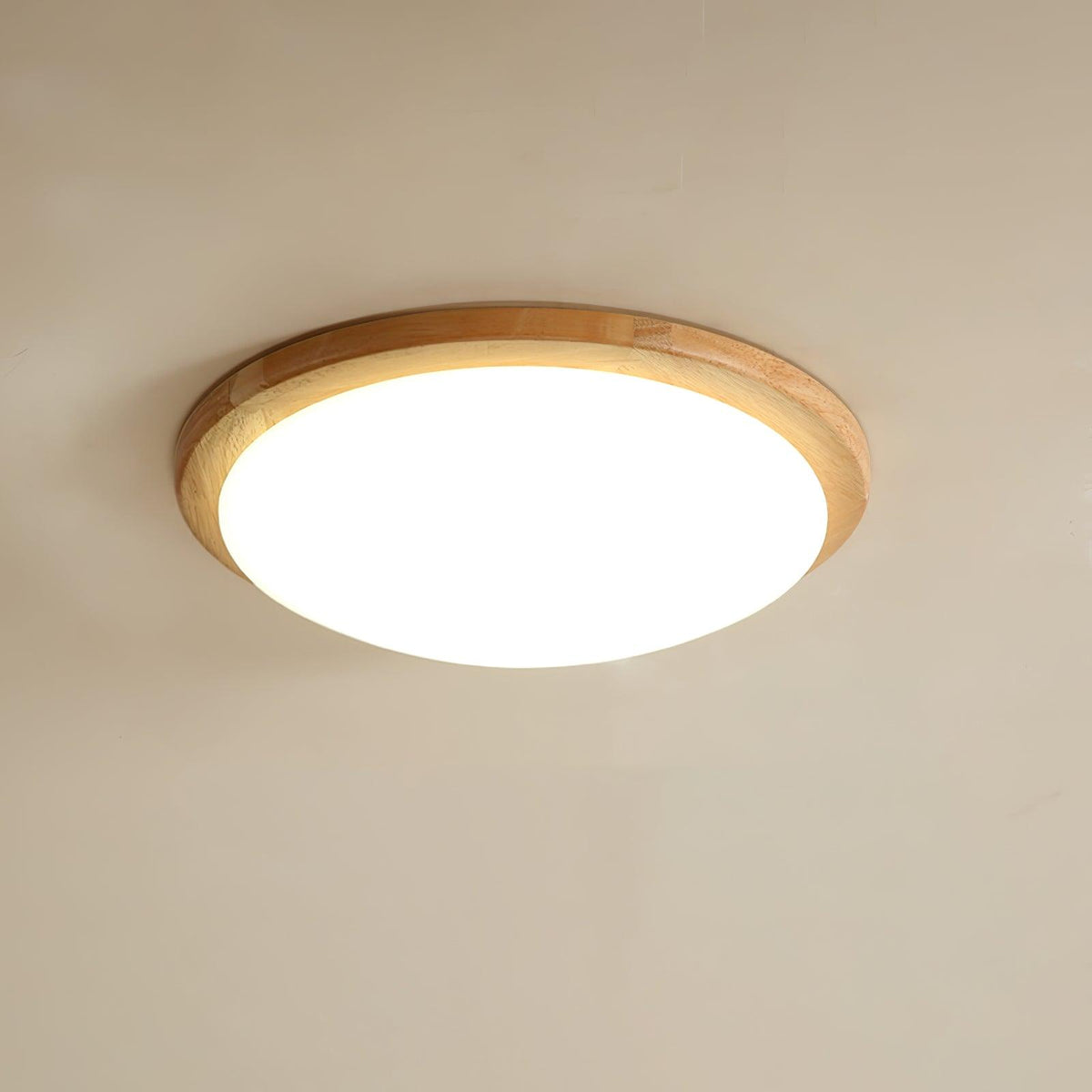 Myshae Modern Minimalist Drum Wood Ceiling Lamp