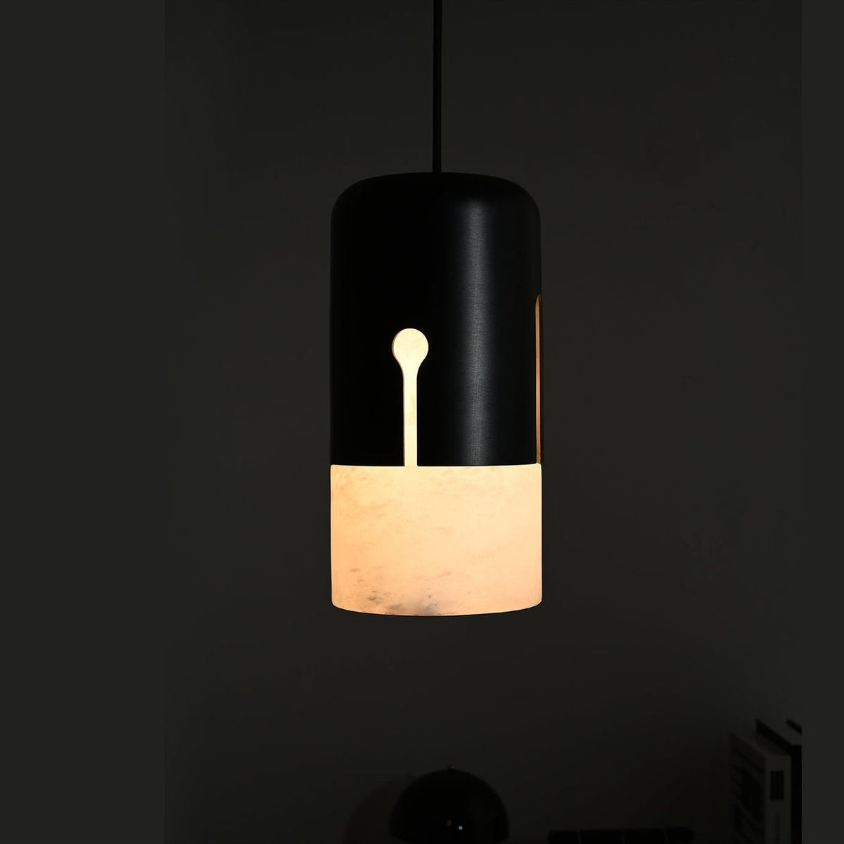 Silas Alabaster Duotone Capsule Pendant Lamp
