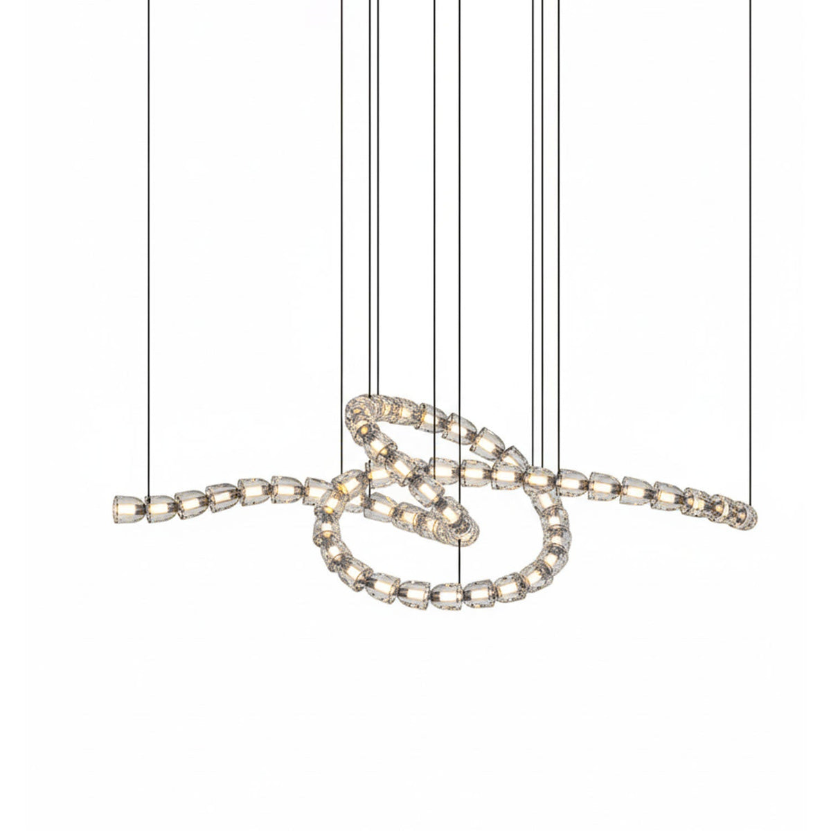Nexus Gold  Crystal Chandelier