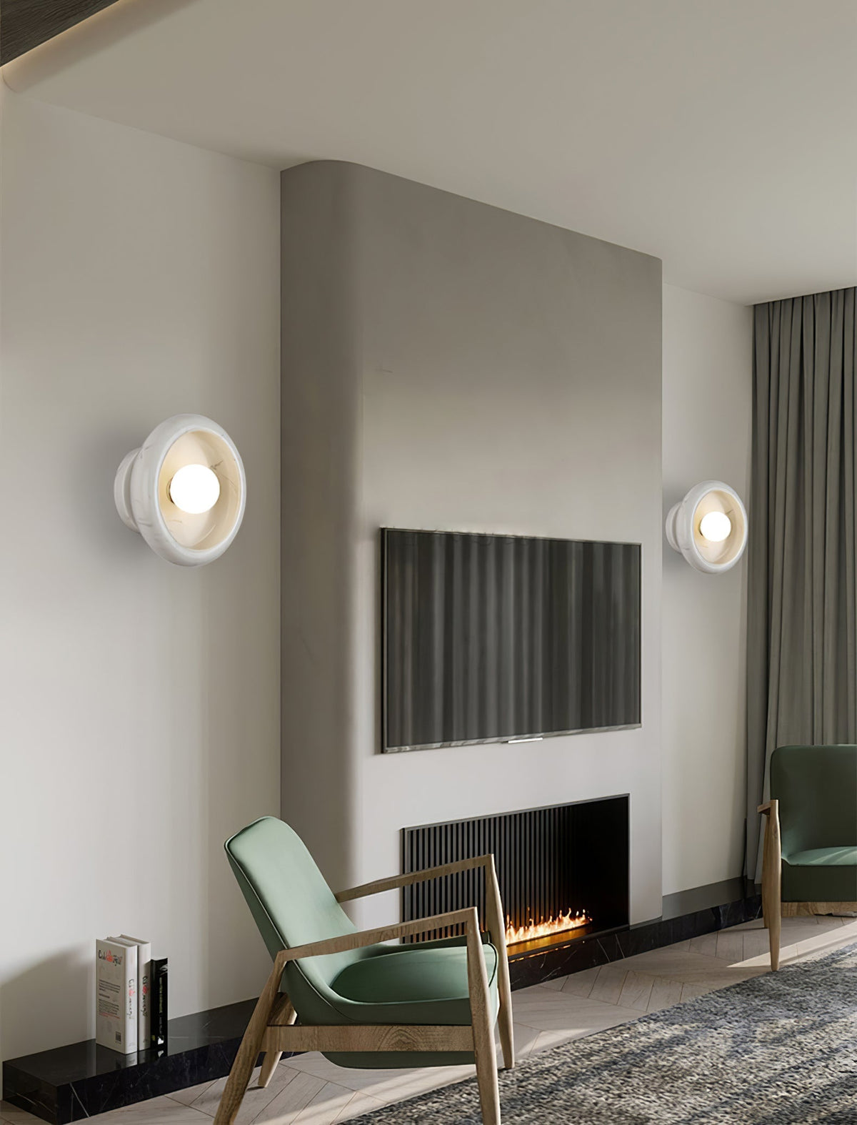 Molt Nordic Art Jade Marble Sconce Wall lamp