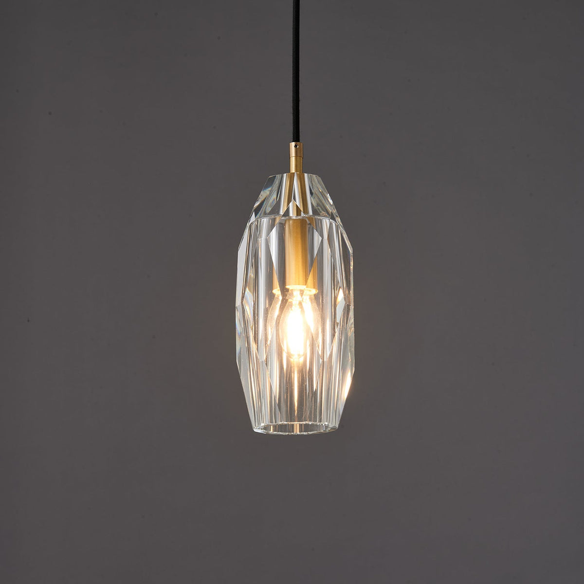 Luxinira Pendant Lamp Clear Shade Crystal