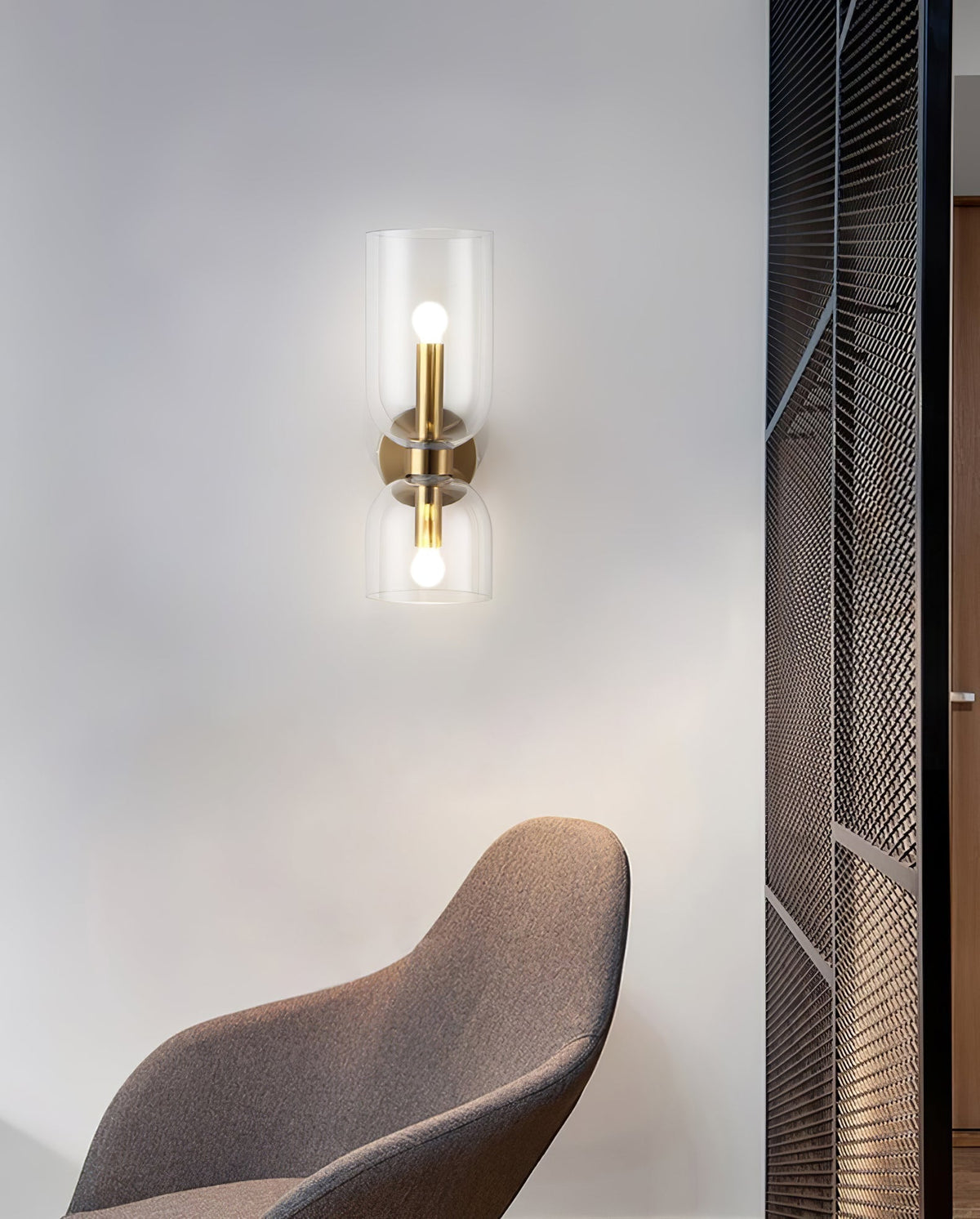 Zildes Nordic Art Plug-In Glass Wall Lamp