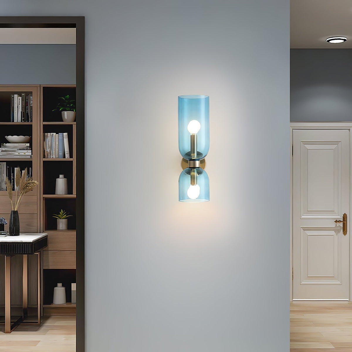 Zildes Nordic Art Plug-In Glass Wall Lamp