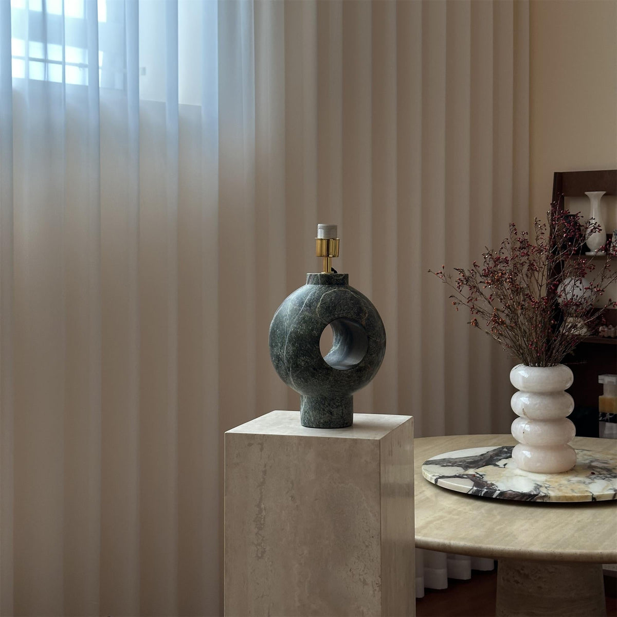 Hollie Marble Table Lamp