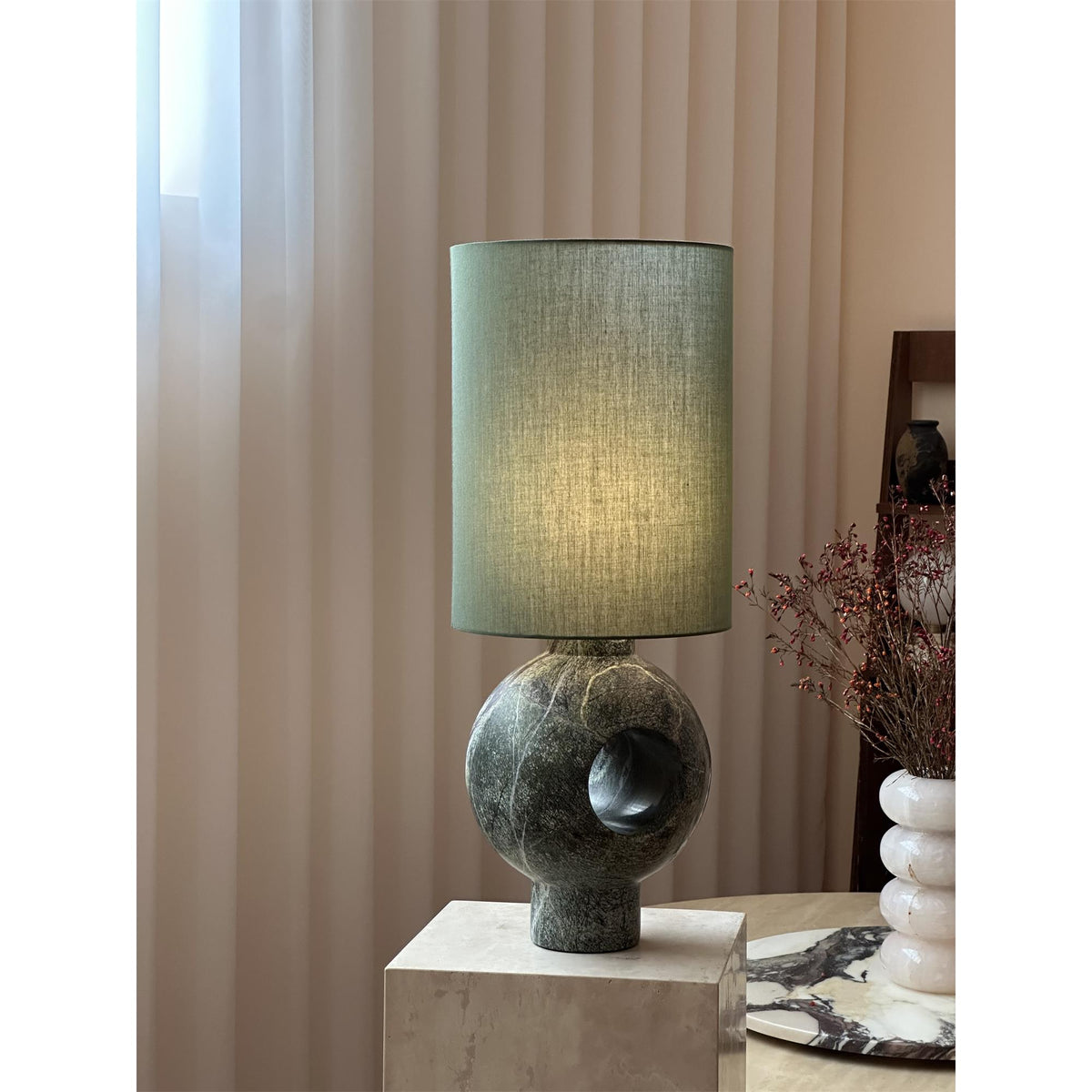 Hollie Marble Table Lamp