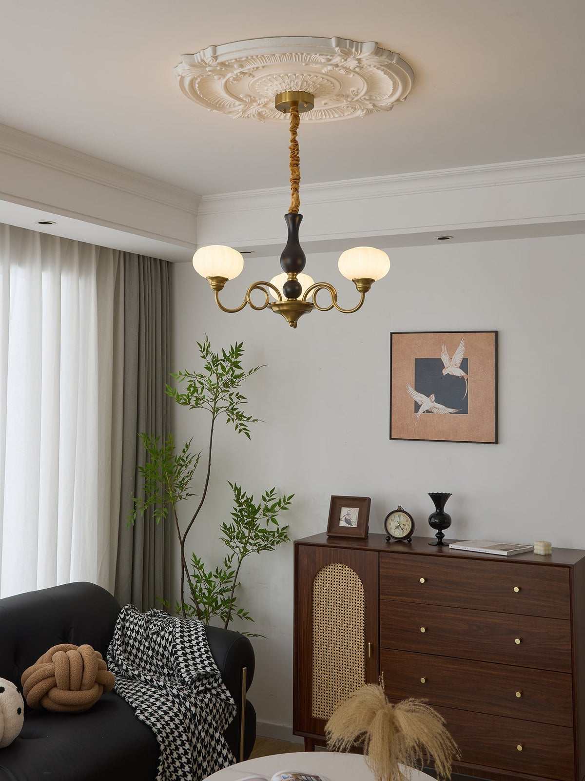 Avinor Nordic Traditional Wood Chandelier