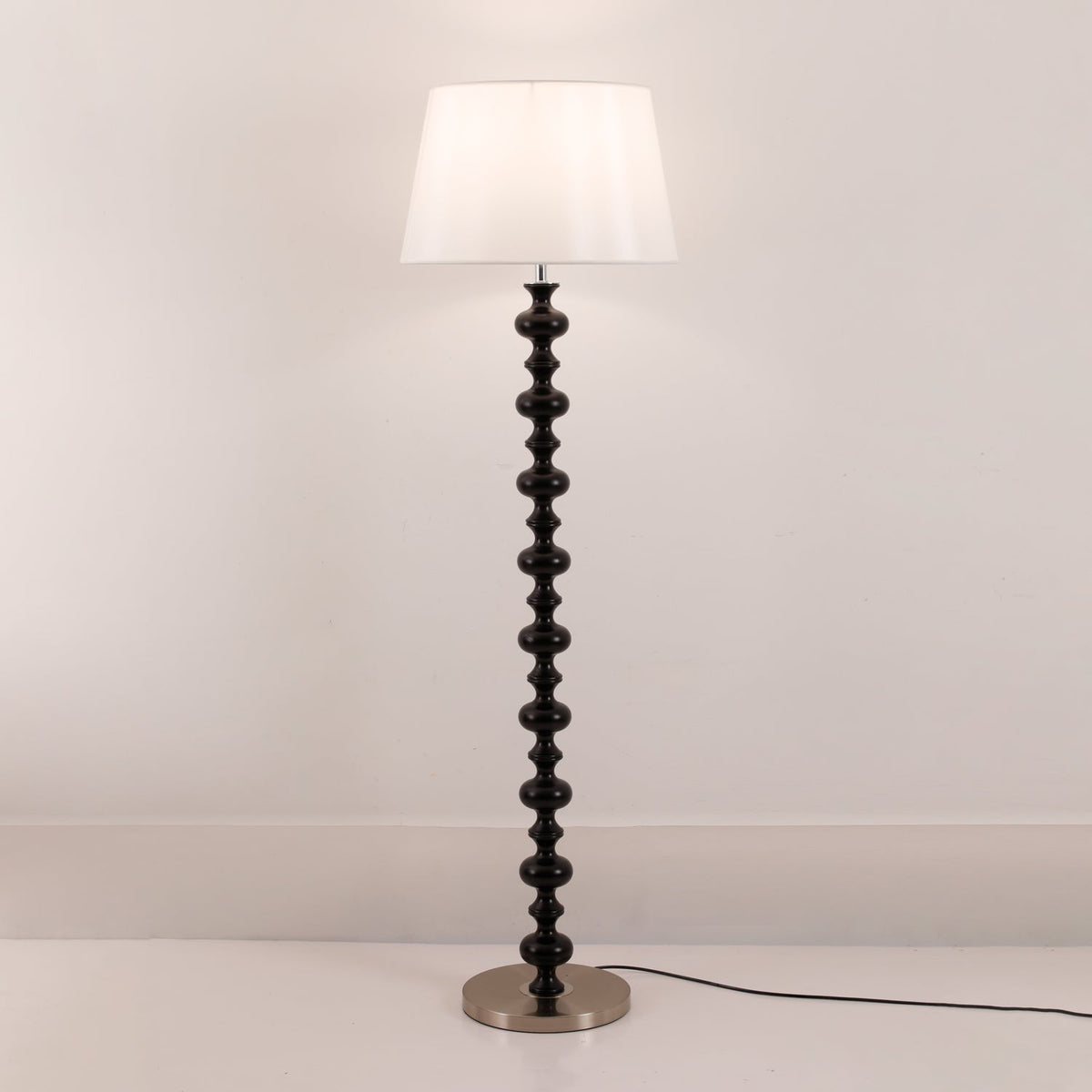 Rildes Wood Fabric Floor Lamp