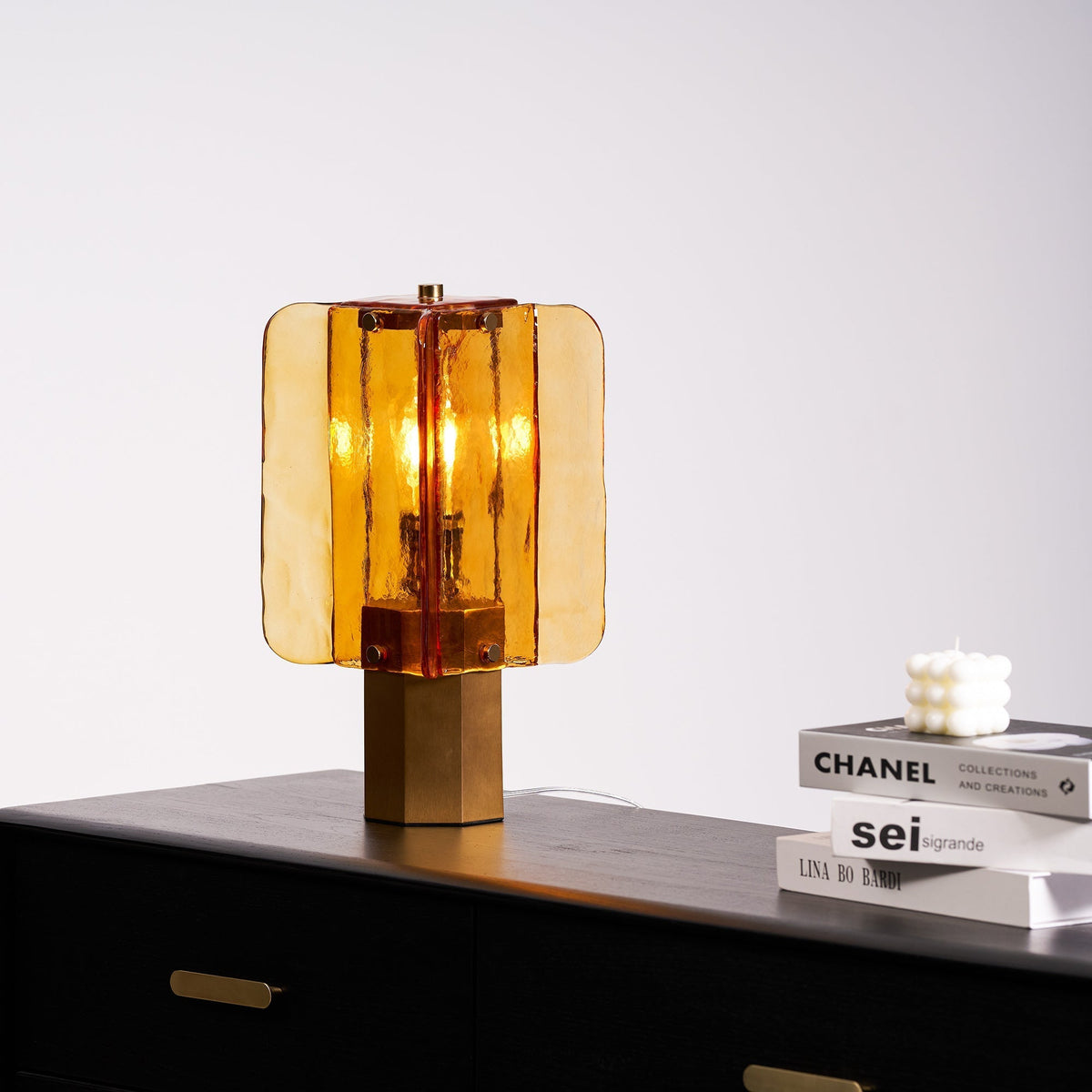 Aurelia Modern Glass Table Lamp