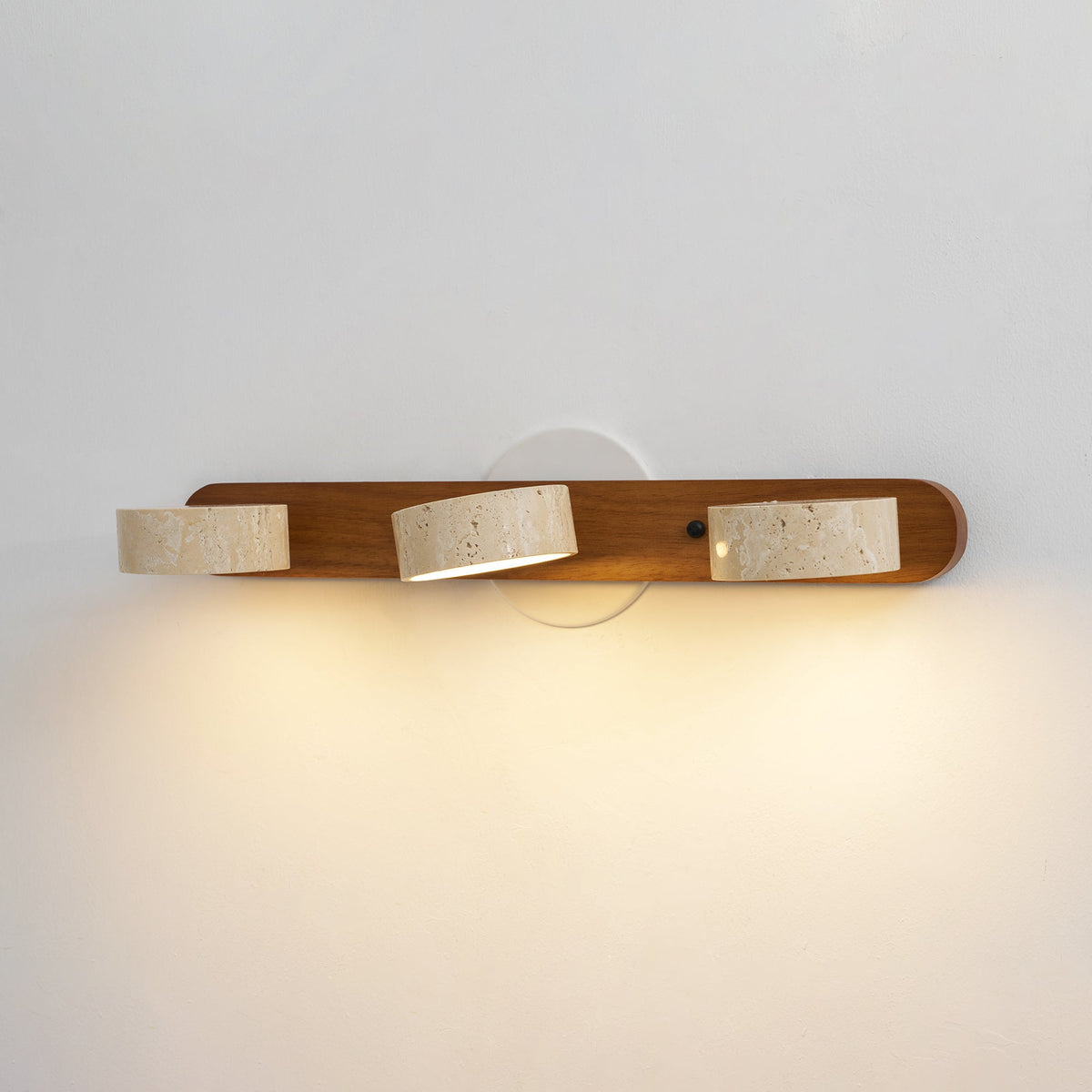 Hewen Travertine Duo Indoor Wall Light