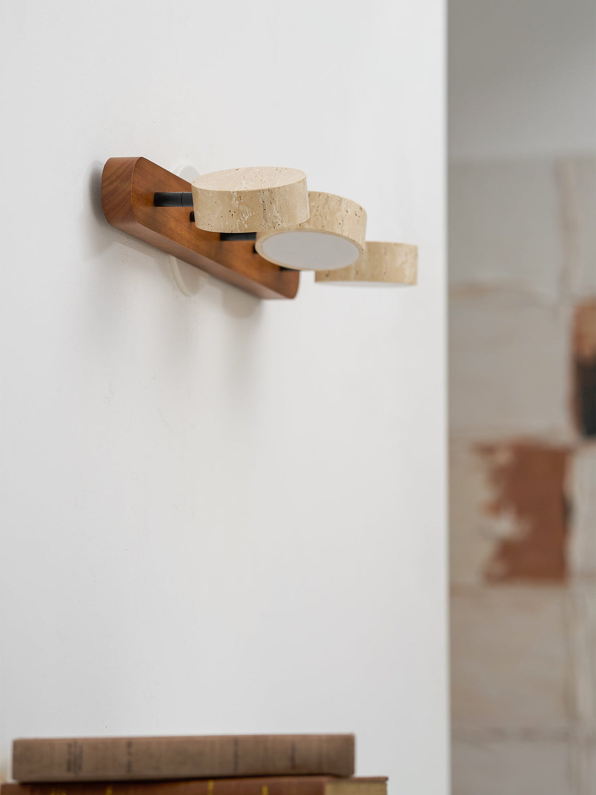 Hewen Travertine Duo Indoor Wall Light