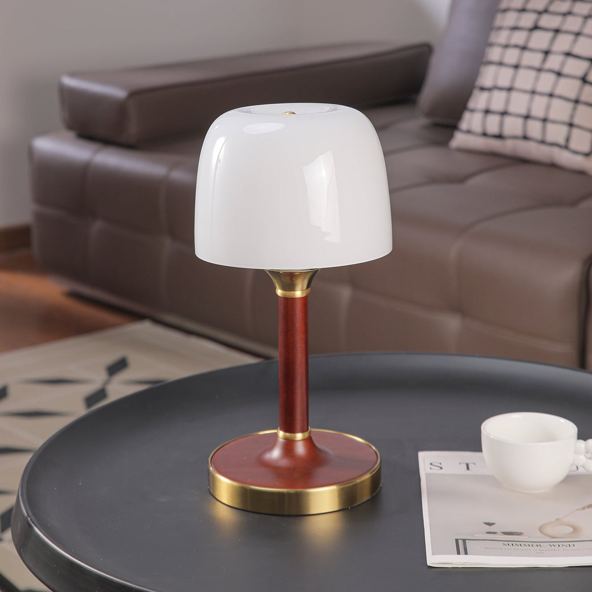 Rinariella Wood Retro Table Lamp