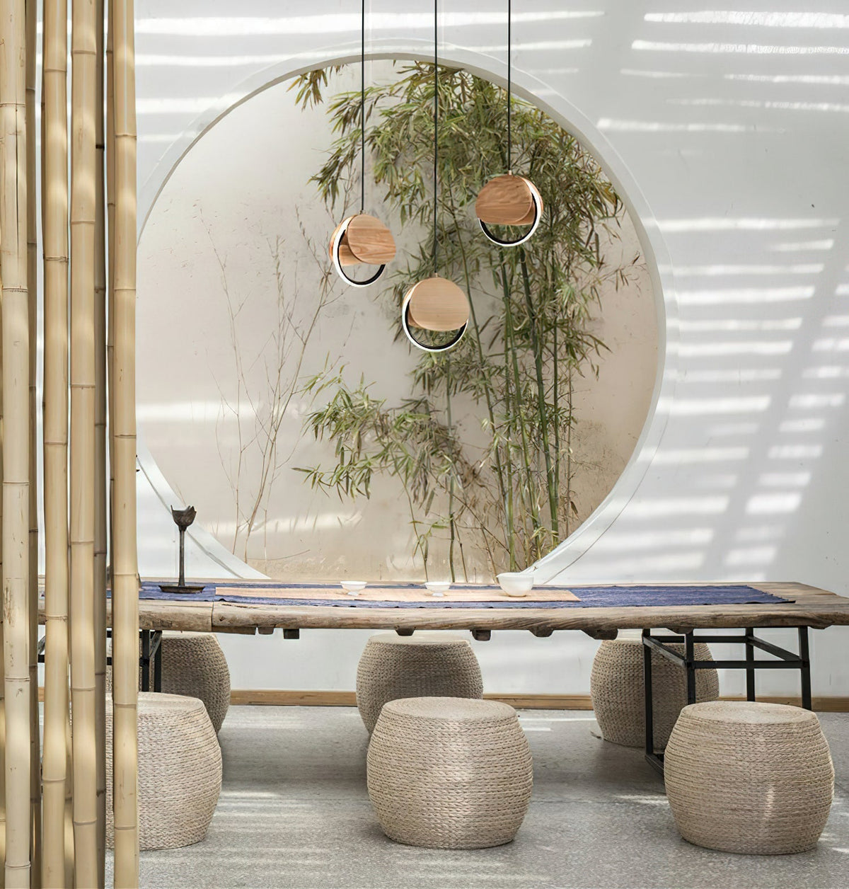 Avvelen Geometric Wood Pendant Light
