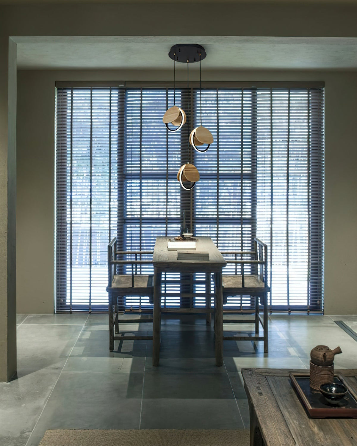 Avvelen Geometric Wood Pendant Light