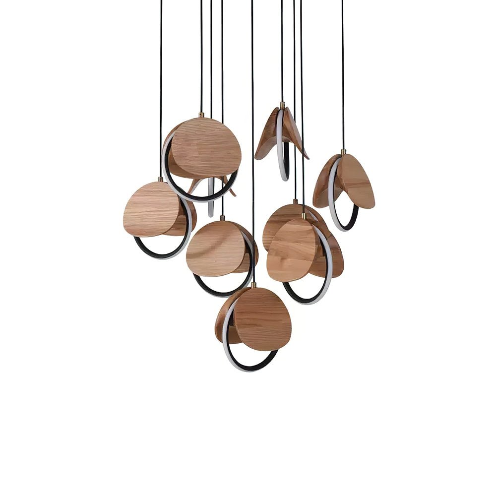 Avvelen Geometric Wood Pendant Light