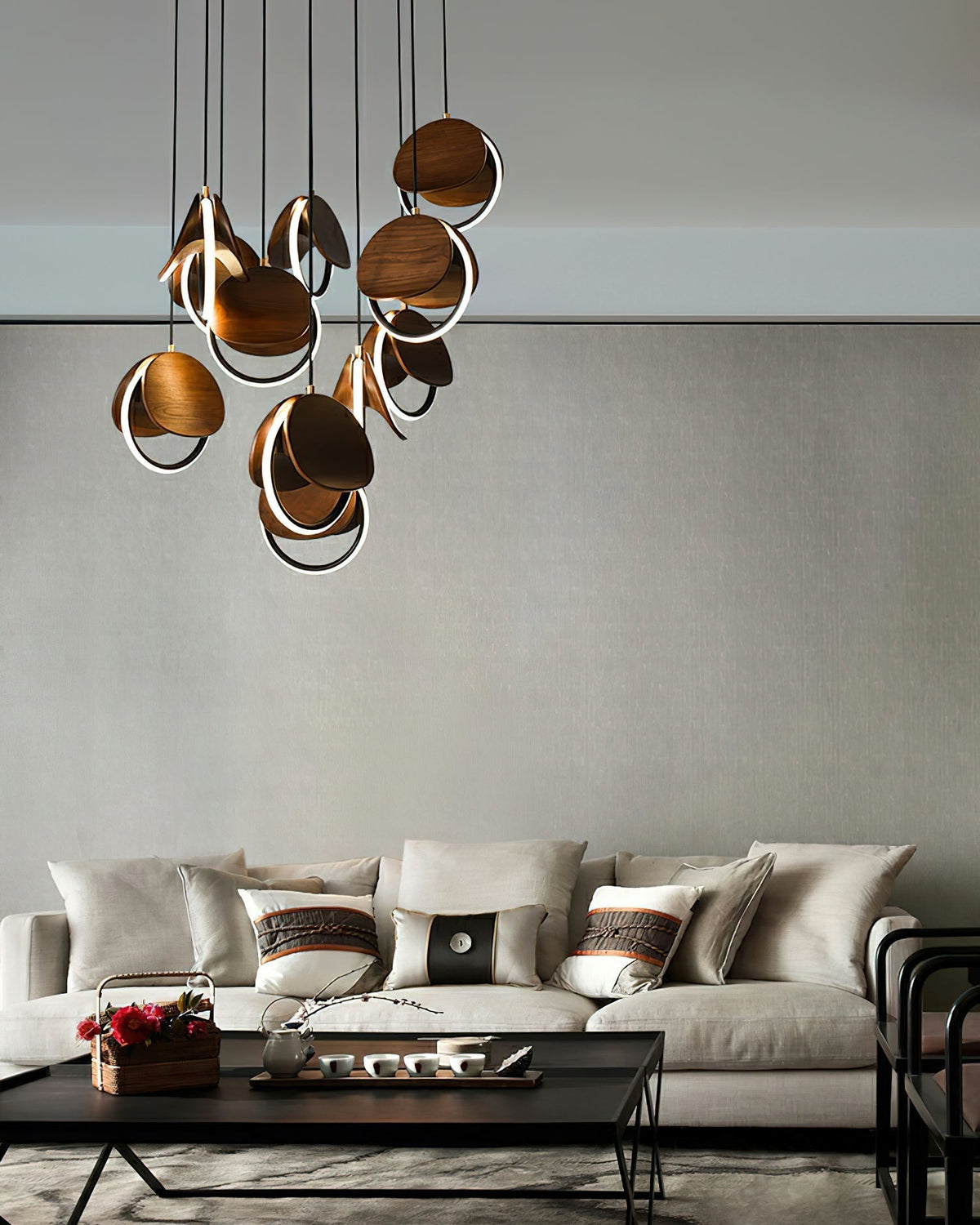 Avvelen Geometric Wood Pendant Light