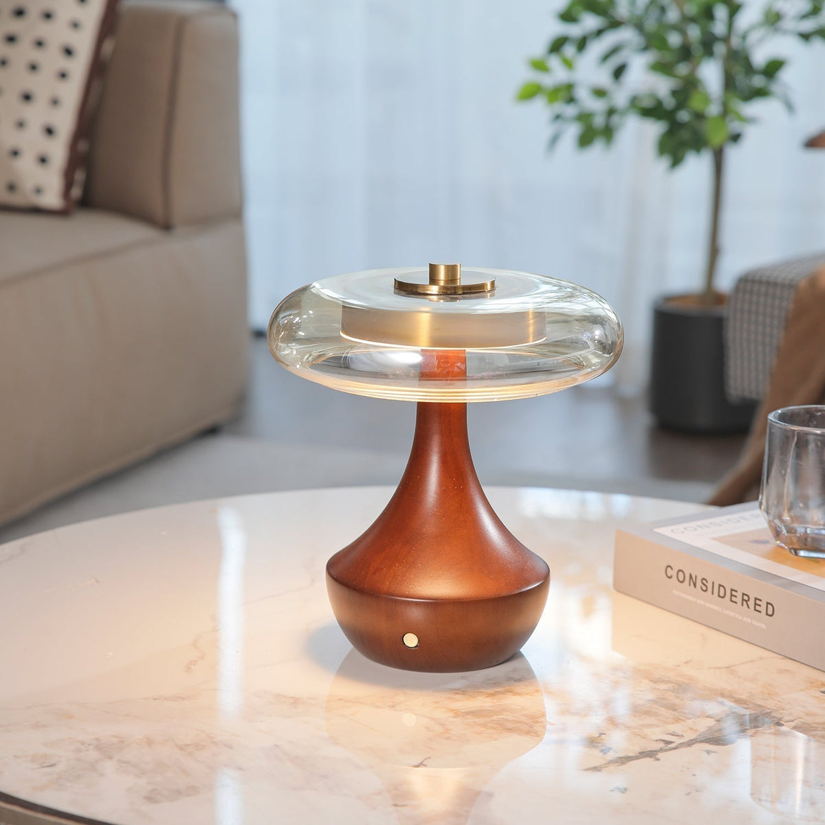 Orlan Wooden Vintage Table Lamp