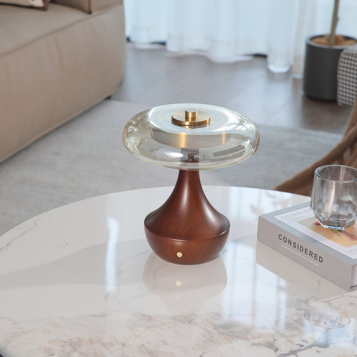 Orlan Wooden Vintage Table Lamp
