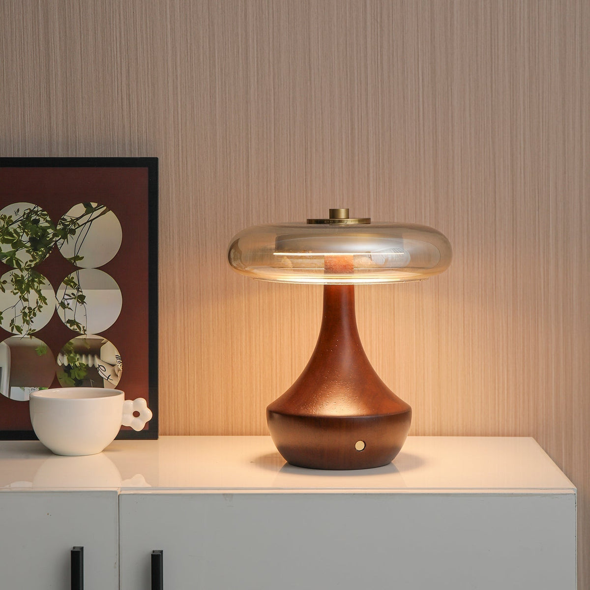 Orlan Wooden Vintage Table Lamp