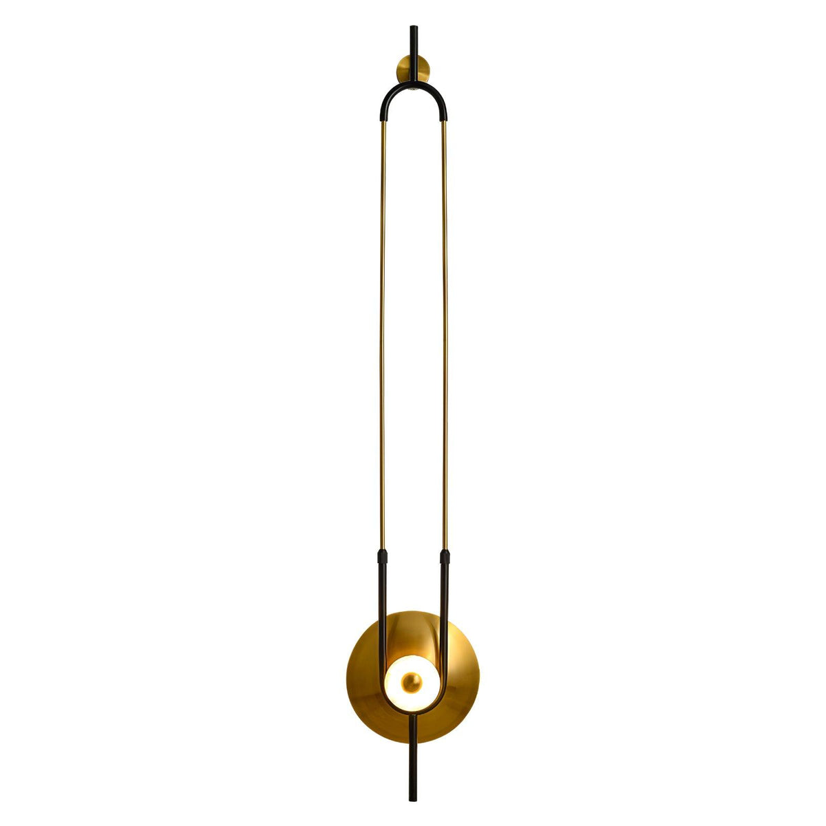Ivory Modern Minimalist Ring Marble Wall Light